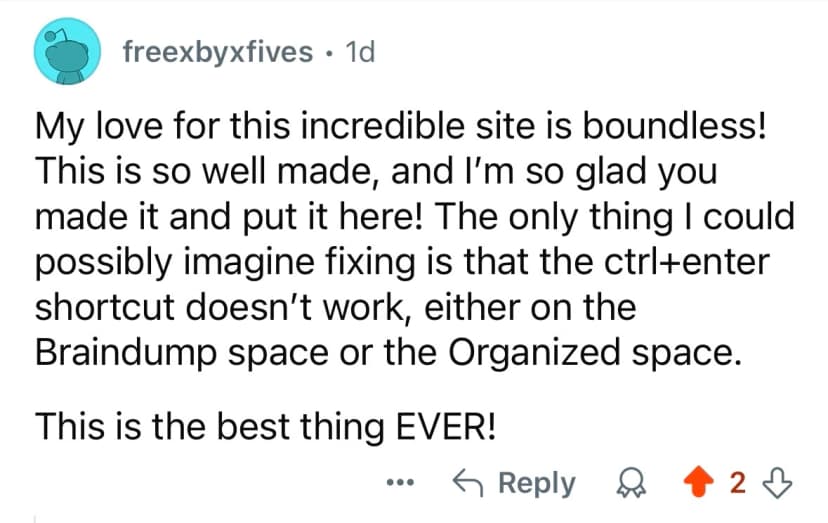 Reddit review 3